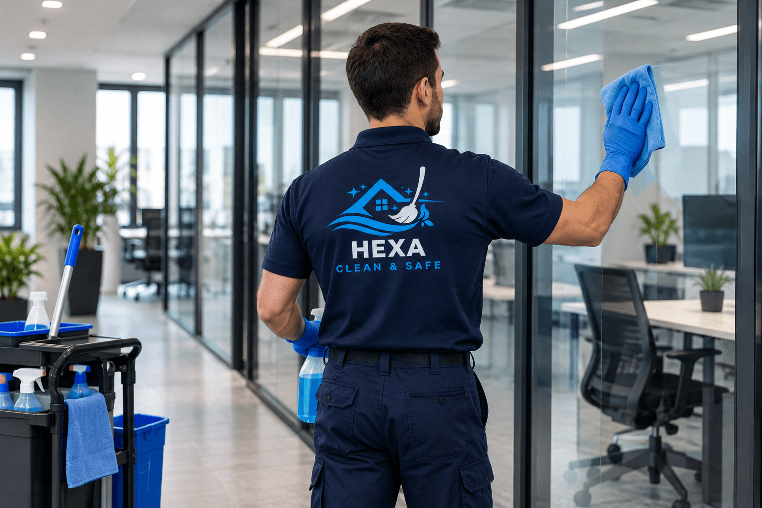 hexa-worker-cleaning-building-inside